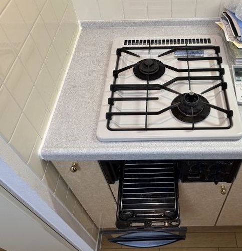 その他設備　コンロ、グリル　※2025年12月撮影