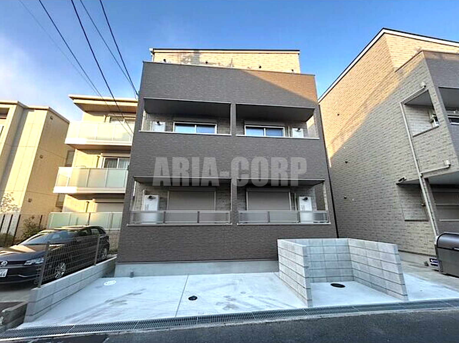 建物外観　2024年完成、新築デザイナーズアパートシリーズ！