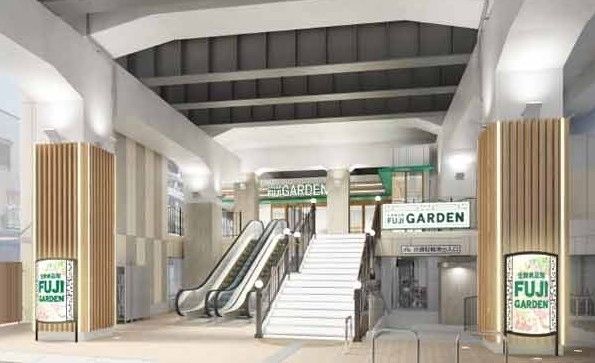 スーパー　富士ガーデン二子新地駅前店（スーパー）まで930m