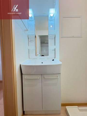 洗面設備　広い洗面スペース