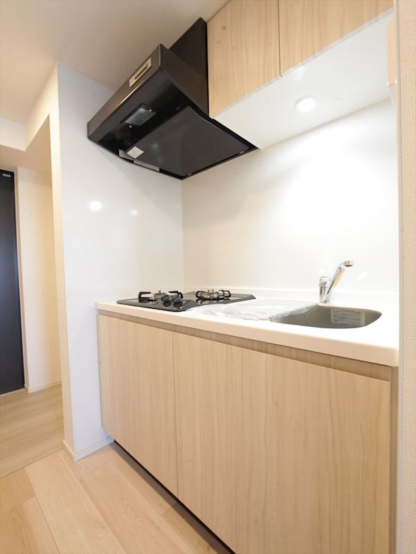 キッチン　システムキッチン（ガス2口コンロ付）