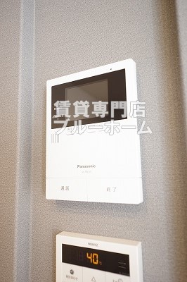 セキュリティ　モニター付きインターホン！