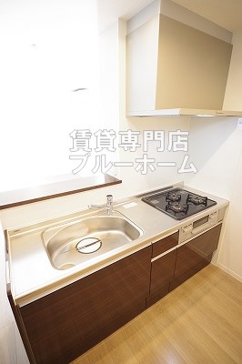 キッチン　3口コンロのカウンターキッチン！