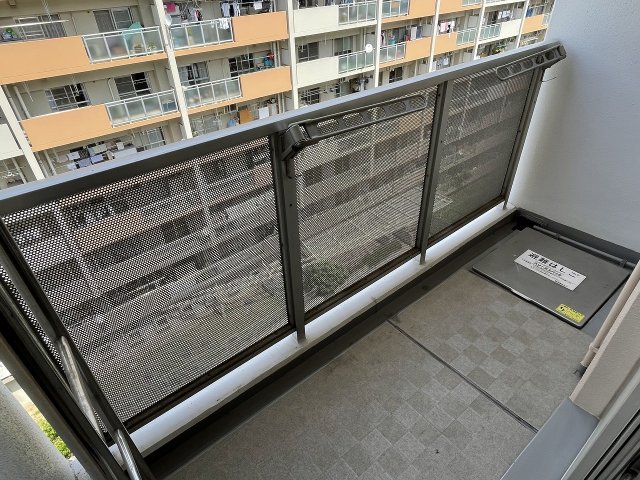 バルコニー　落ち着いた時間を過ごせるバルコニーです