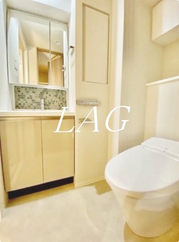 洗面設備　洗面台です。