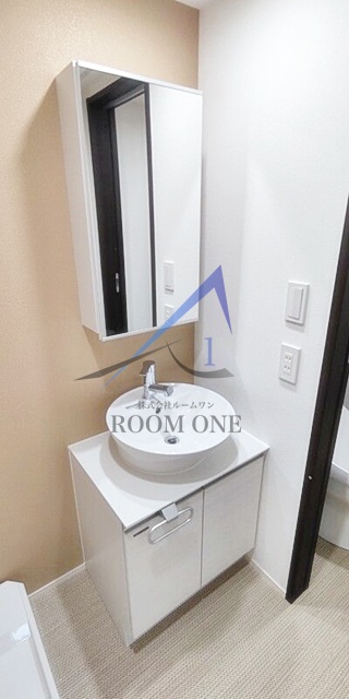 洗面設備　洗面台です。