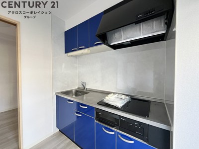 キッチン　IHコンロで火を使わず、料理初心者の方にもおすすめです！