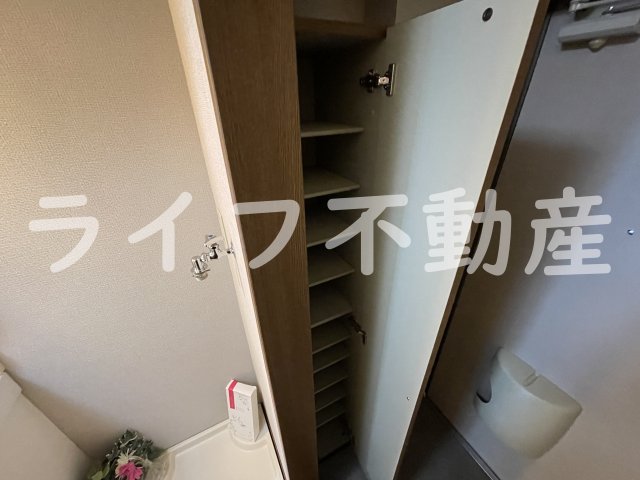 収納　たっぷりとした収納スペースです