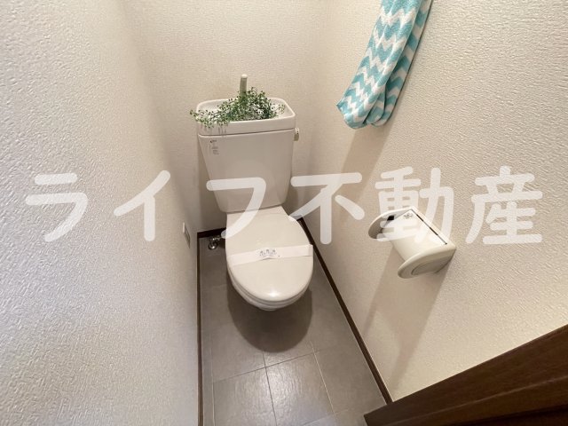 トイレ　ゆったりとした空間のトイレです