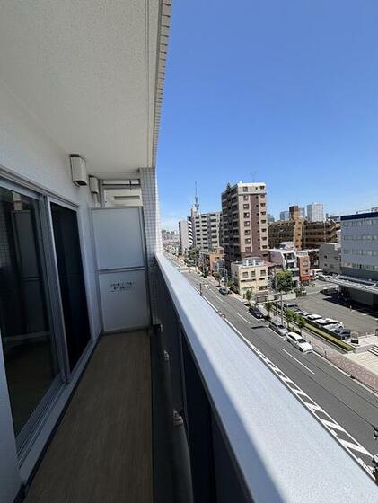 眺望　スカイツリーも見えます