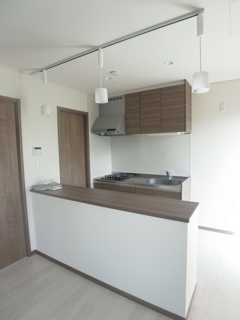 キッチン　ガスコンロ２口※前回募集時の写真です。