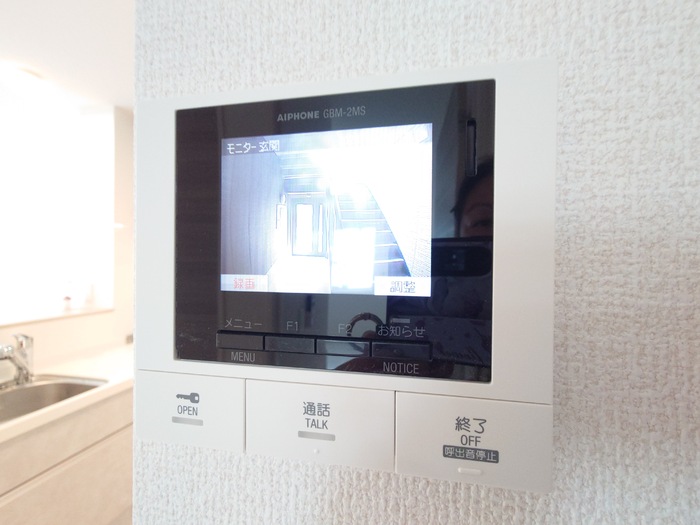 セキュリティ　録画機能付きTVモニターホン