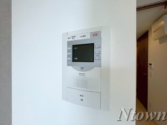 セキュリティ　モニター付きインターフォンです