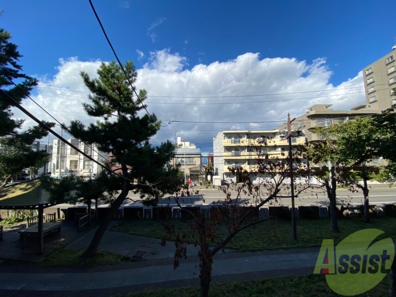 眺望　眺望です。遮るものもなく開放的ですね～！