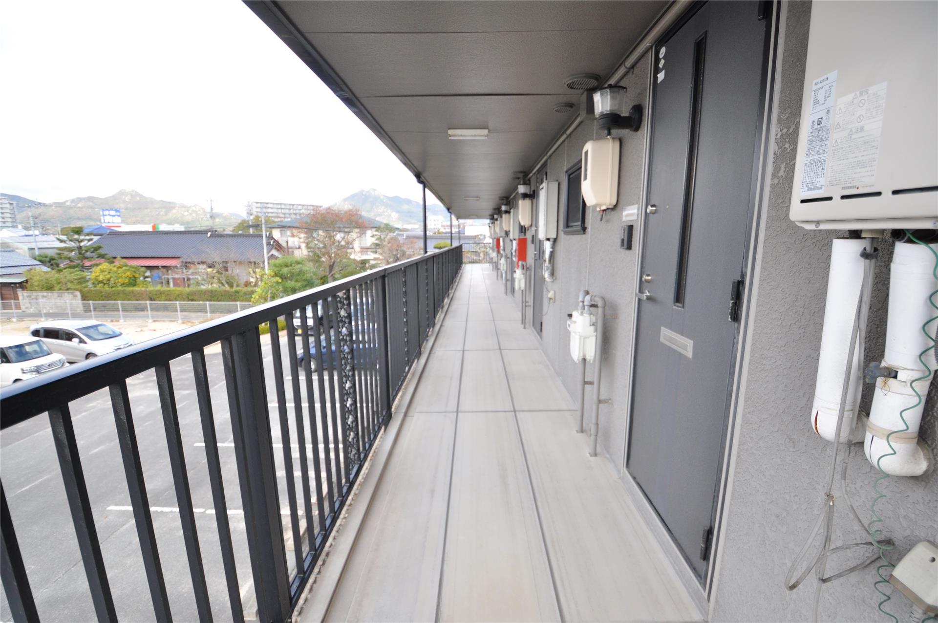 セキュリティ　共用通路