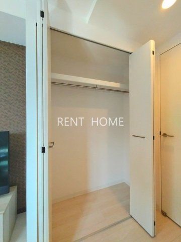 収納　大容量のクローゼット付です。