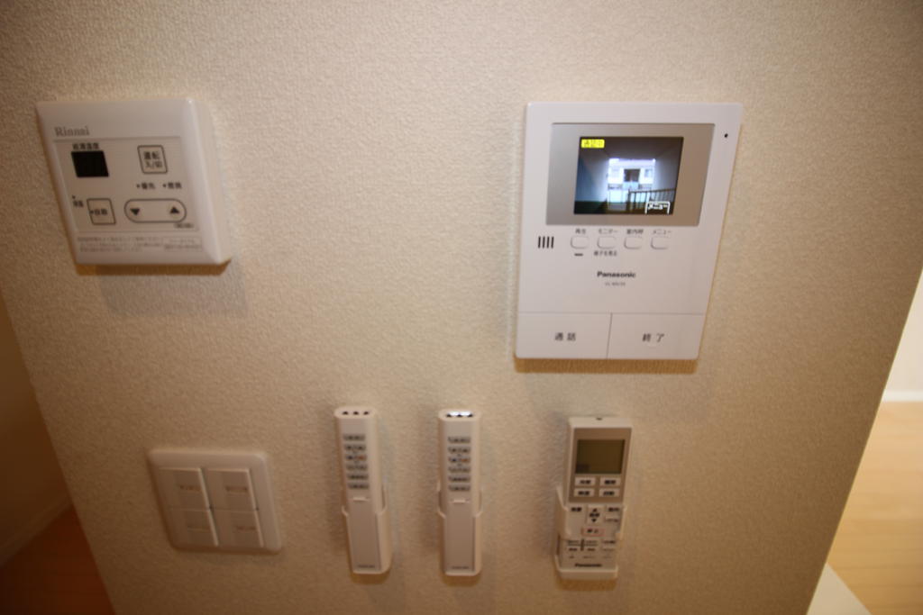 セキュリティ　TVモニターホンを撮影