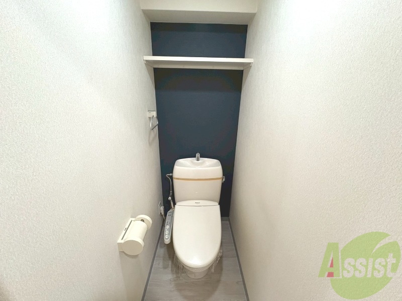 トイレ　トイレにウォシュレットが付いてるのは嬉しいですね。