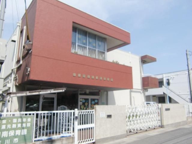 幼稚園・保育園　市川南保育園（幼稚園・保育園）まで293m