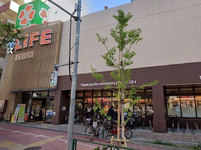 スーパー　ライフ（スーパー）まで500m