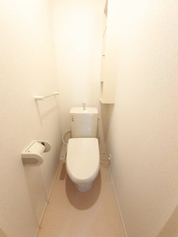 トイレ　ゆったりとした空間のトイレです