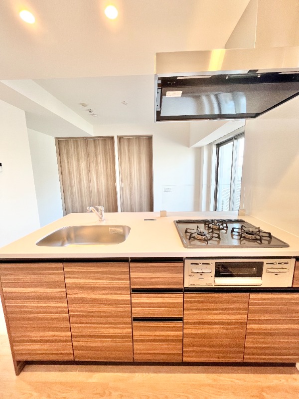 キッチン　３口ガスコンロ♪