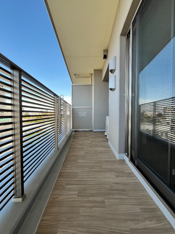 バルコニー　東向きバルコニー♪