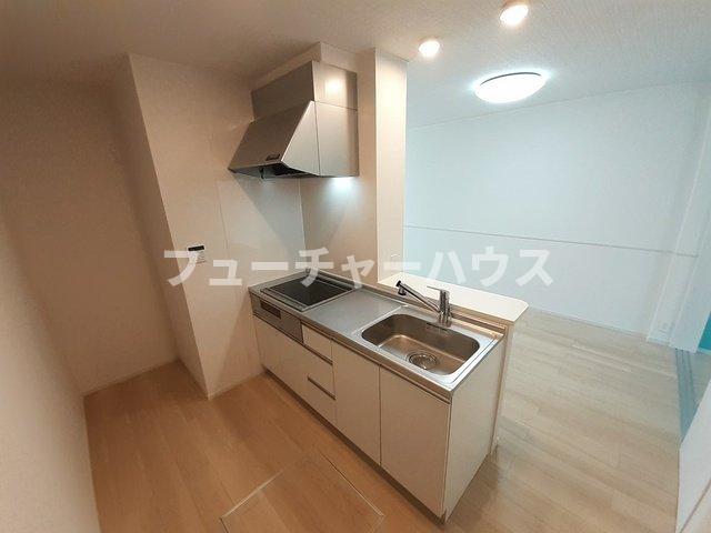 キッチン　コンパクトなキッチンで掃除もラクラク