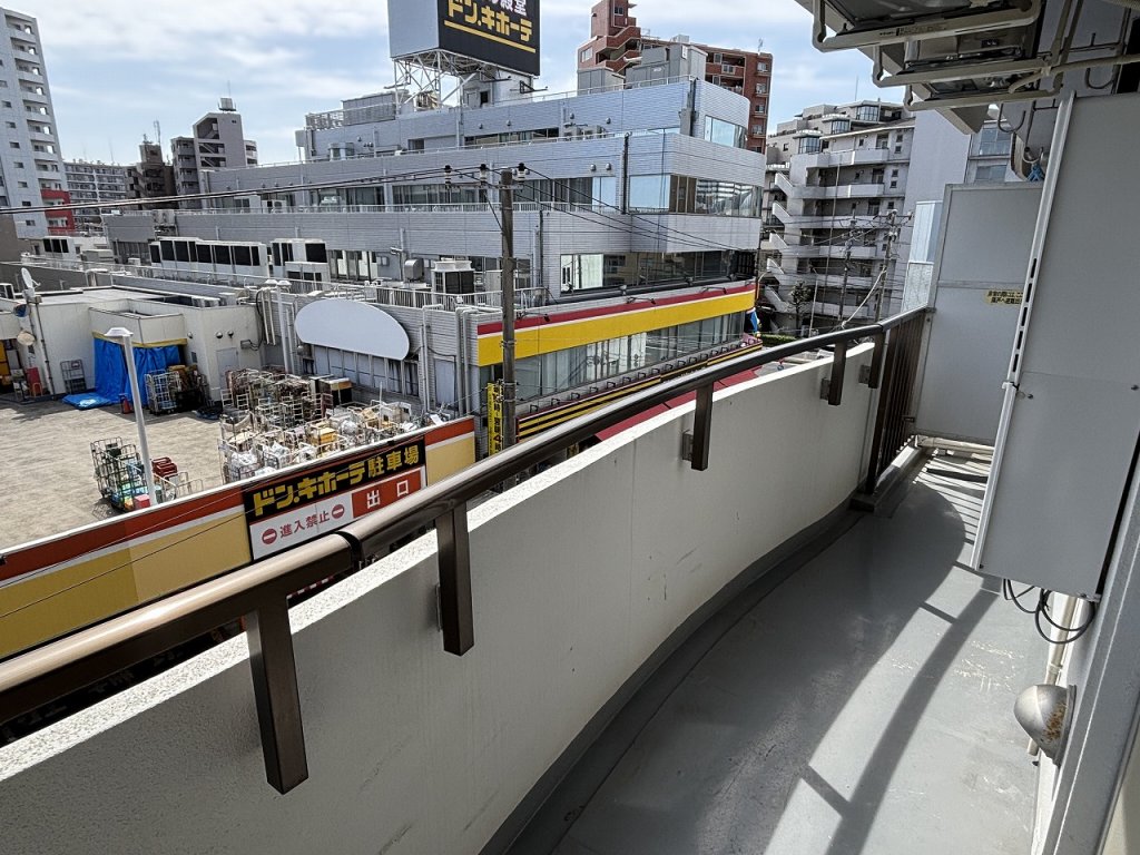 バルコニー　前面の眺望