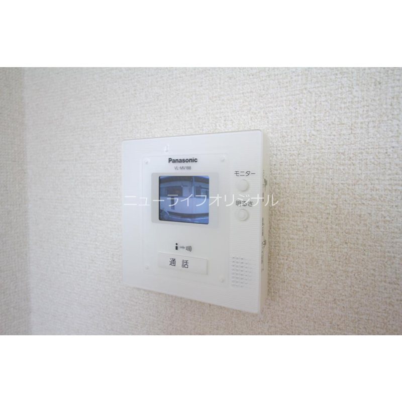 セキュリティ　突然の来客にも安心なモニター付インターホン！