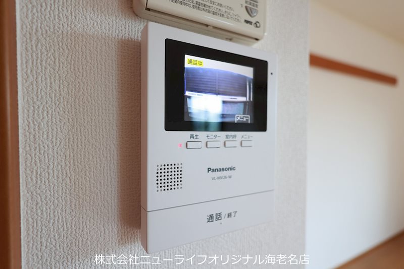 セキュリティ　突然の来客にも安心なモニター付インターホン！