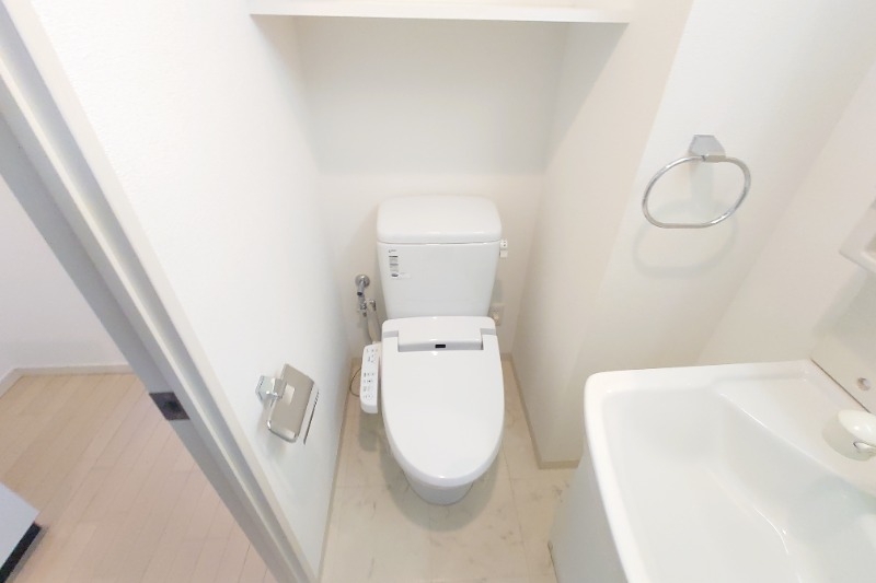 トイレ　快適に使用できる、清潔感にこだわったトイレです。