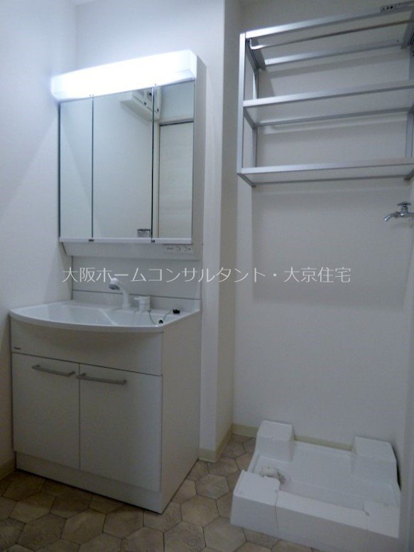 洗面設備　同タイプモデルルーム