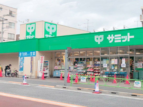 スーパー　サミットストア弦巻通り店（スーパー）まで97m