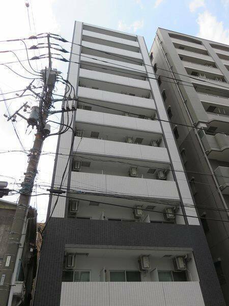 建物外観　外観タイル張りです