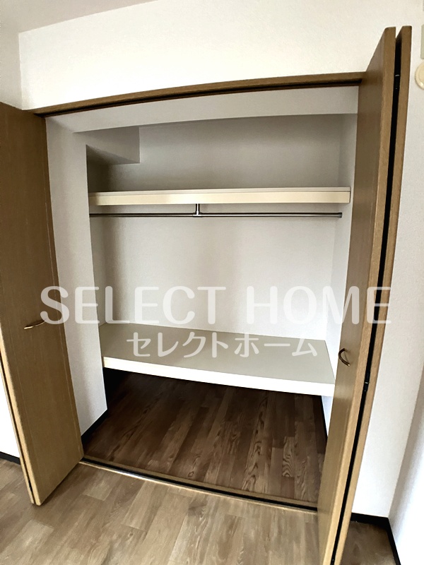 収納　十分な収納スペースがあります