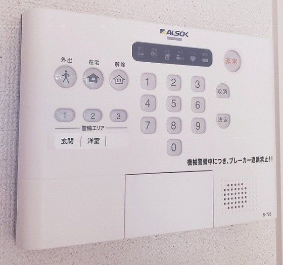 セキュリティ　他号室のお写真です