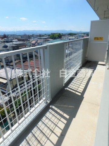 バルコニー　同じ間取りの別のお部屋の写真になります
