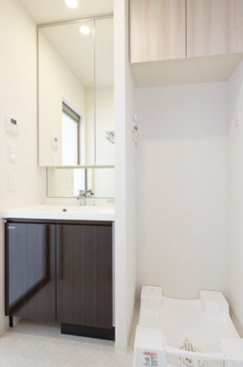 洗面設備　※別部屋の参考写真です。