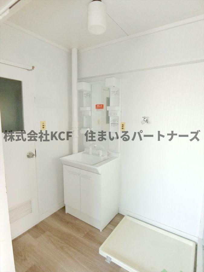洗面設備　使いやすい洗面所です
