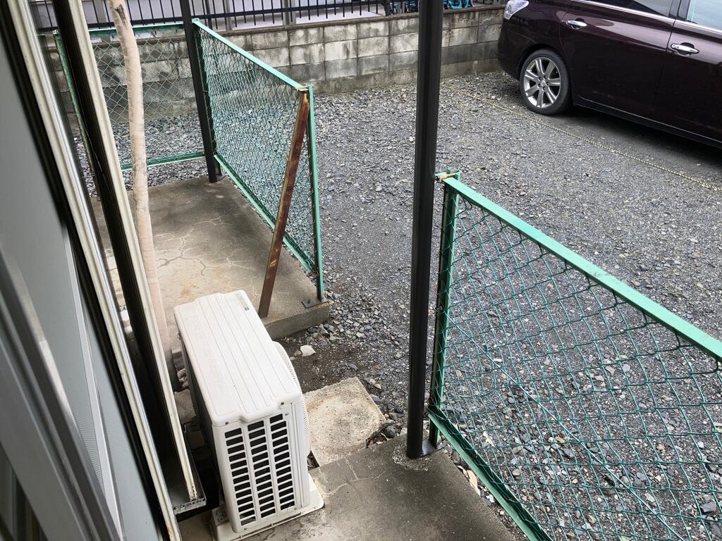 バルコニー　1階はテラス