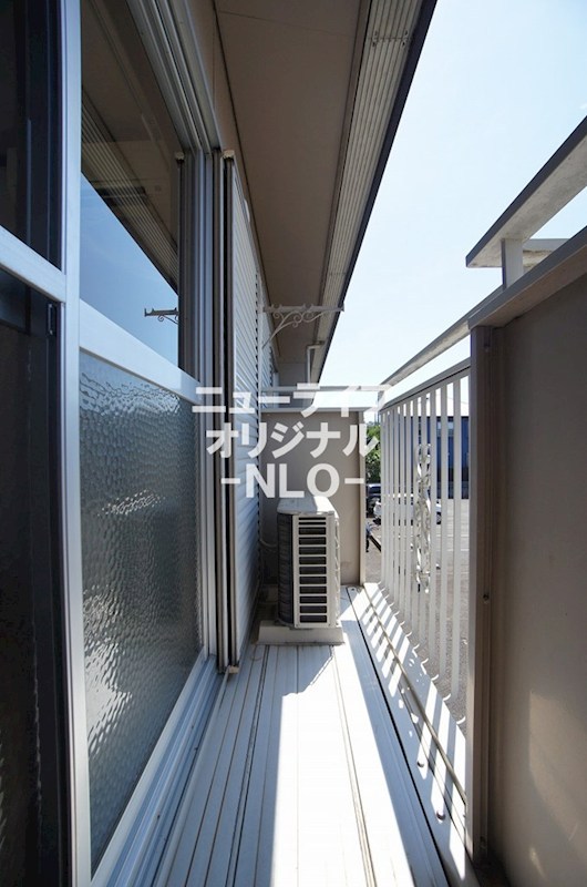 バルコニー　南向きで日当たり良好☆お洗濯物もよく乾きます☆