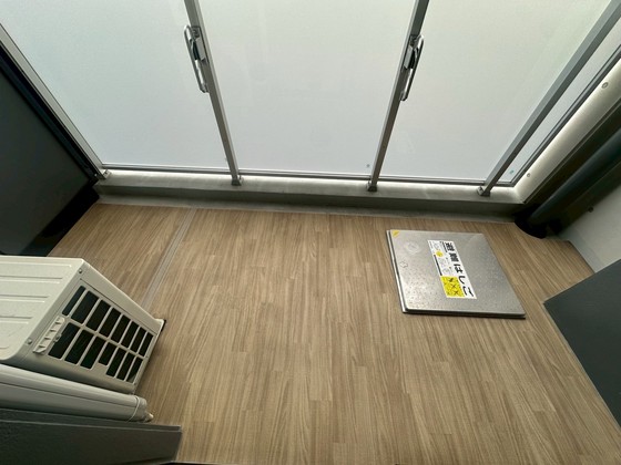 バルコニー　※別部屋の写真です