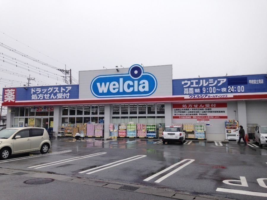 ドラックストア　ウエルシア甲府富士見店（ドラッグストア）まで430m