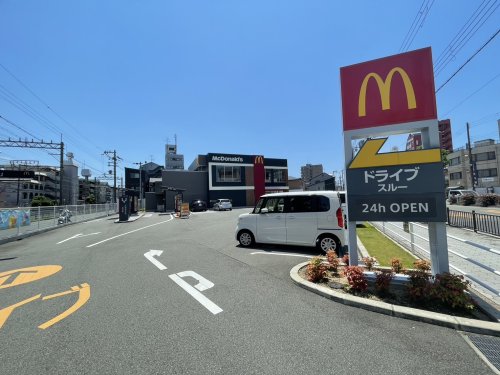 飲食店　マクドナルド あべの筋遠里小野店（飲食店）まで1424m