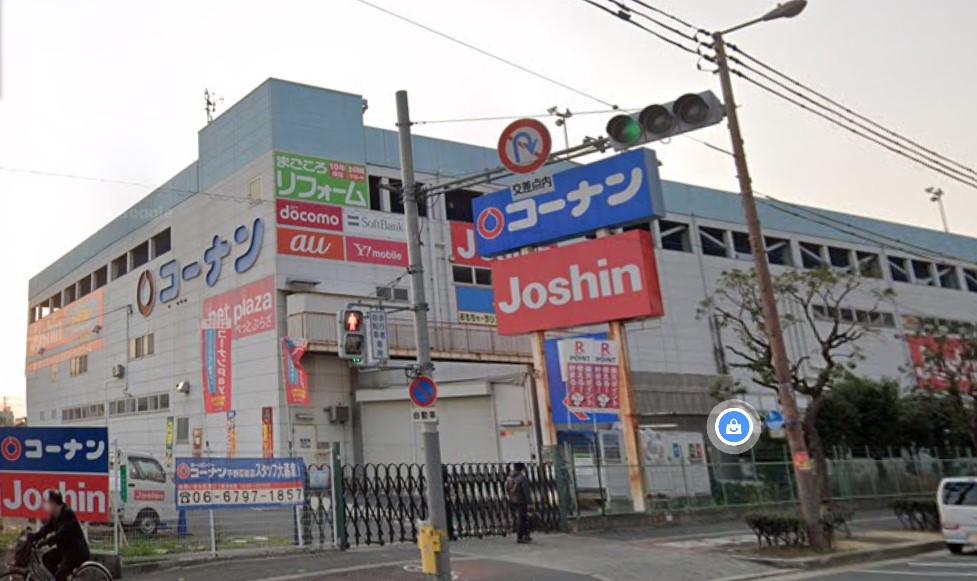 ホームセンター　ホームセンターコーナン平野瓜破店（ホームセンター）まで1240m