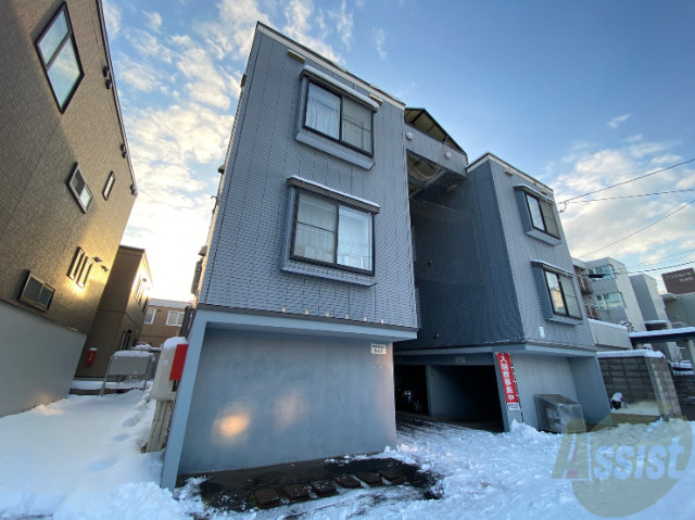 建物外観　札幌市中央区宮の森２条「シングルステージ宮の森」