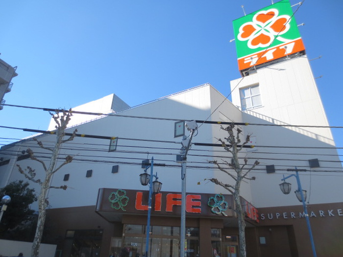 スーパー　ライフ（スーパー）まで435m