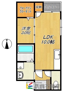 ＪＲ鹿児島本線 鳥栖駅 徒歩7分 2階建 築6年の間取り写真