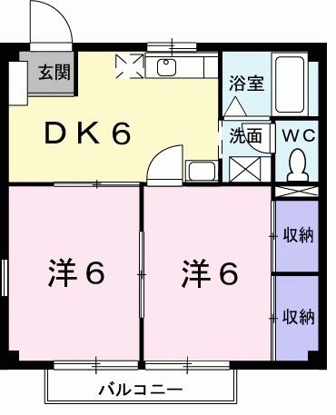 ニューシティ吉岡Bの間取り写真